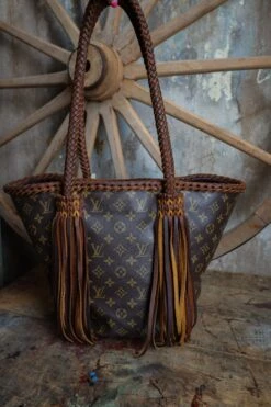 LEATHER AND VODKA SHOPPING SAC CHOCOLATE BAG -Johnny Corral Shop 0D6A0056