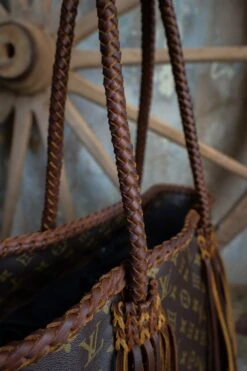 LEATHER AND VODKA SHOPPING SAC CHOCOLATE BAG -Johnny Corral Shop 0D6A0064