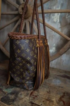 LEATHER AND VODKA SHOPPING SAC CHOCOLATE BAG -Johnny Corral Shop 0D6A0067