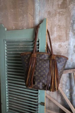 LEATHER AND VODKA SHOPPING SAC CHOCOLATE BAG -Johnny Corral Shop 0D6A0072