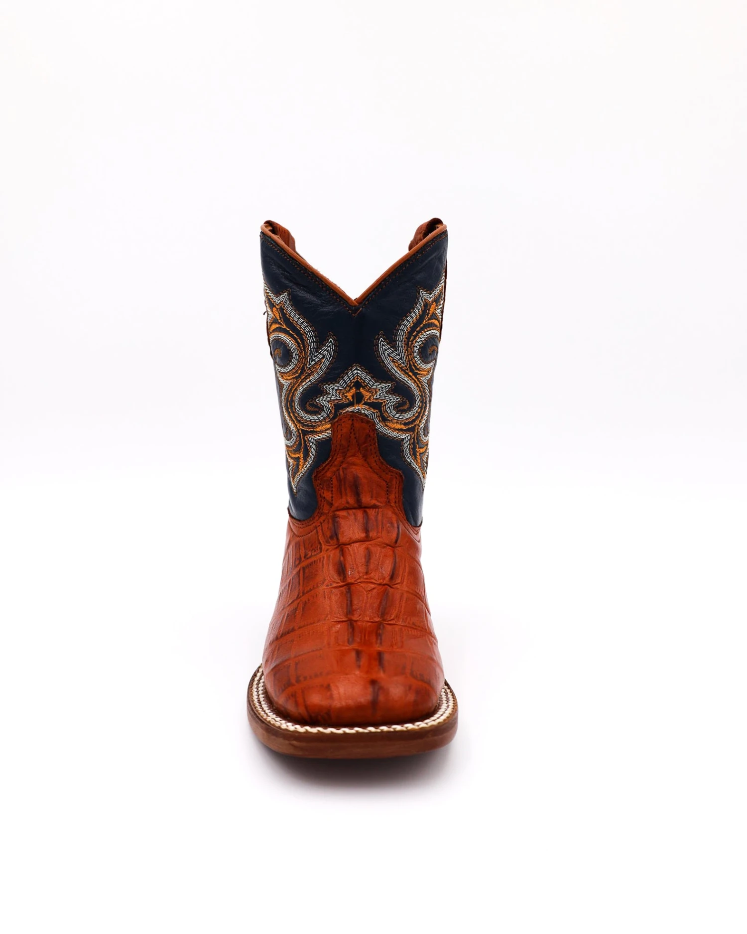 Tanner Mark Cobalt And Caiman Kids Boot 3 Tanner Mark Cobalt And Caiman Kids Boot - Image 3
