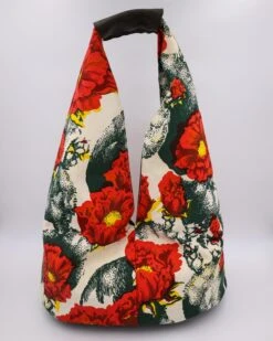 TOTEM SALVAGED RED CACTUS HOBO BAG