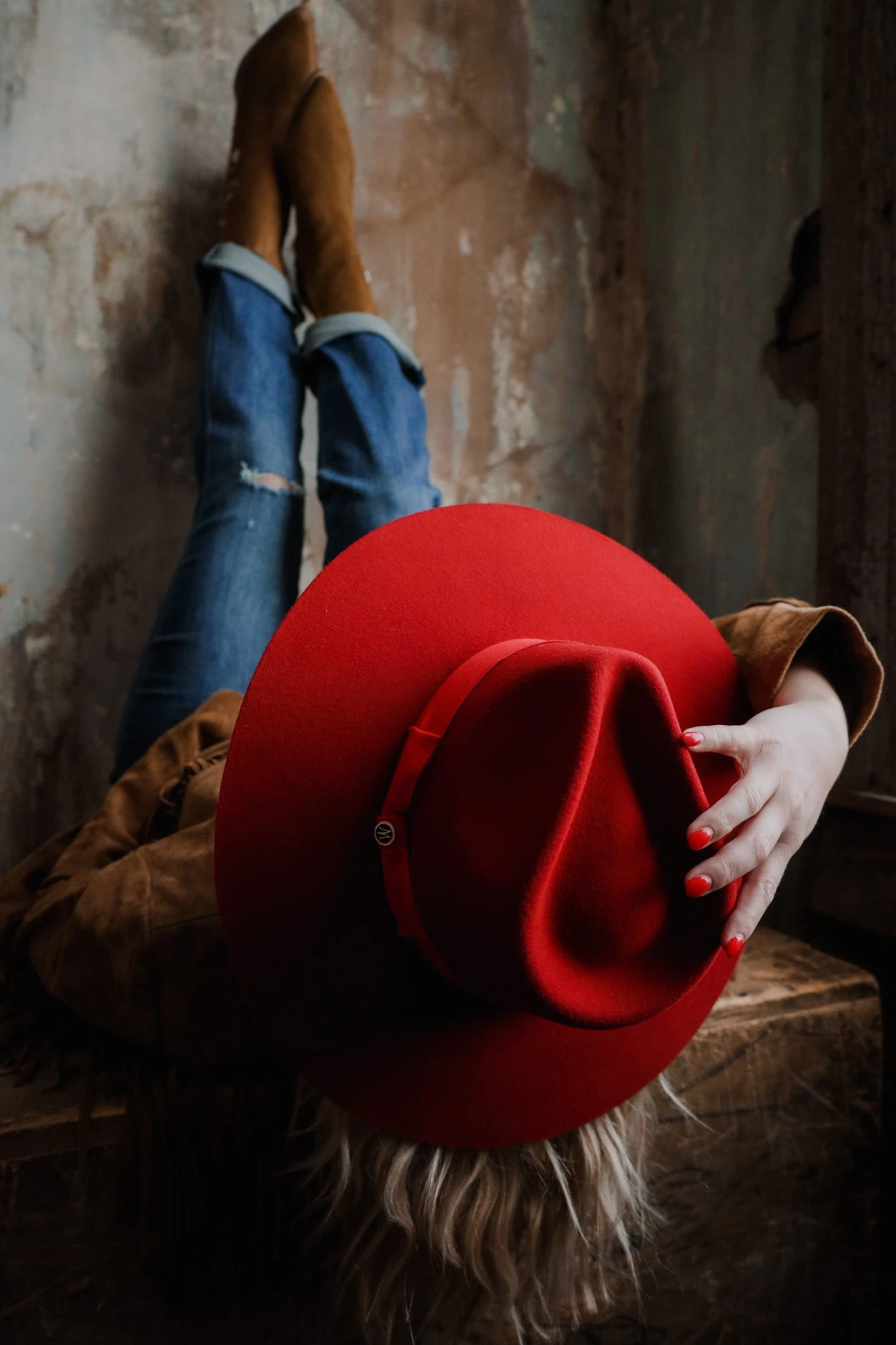 MY WAY HAT- RED 2 MY WAY HAT- RED - Image 2