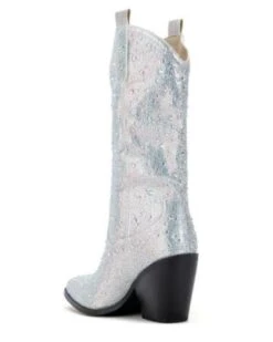 AZALEA WANG BOOSTS-WHITE RHINESTONE BOOT -Johnny Corral Shop 113 de3e76ac b257 424c 9b15 a6304bcd53f7