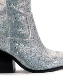 AZALEA WANG BOOSTS-WHITE RHINESTONE BOOT -Johnny Corral Shop 114 df4de512 e570 4b90 8d1d b4c9d88f9915