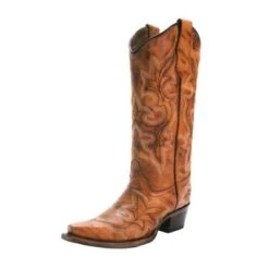 Corral Boots CIRCLE G BY CORRAL WOMEN'S TAN EMBROIDERED BOOT -Johnny Corral Shop 126353 DEFAULT m