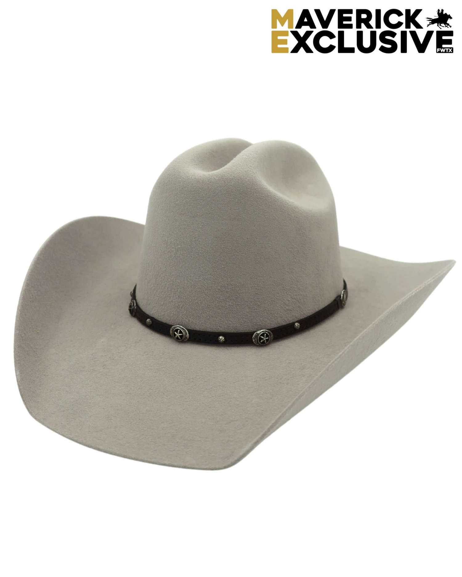 MAVERICK FINE WESTERN WEAR PLATINUM DROVER HAT 1 MAVERICK FINE WESTERN WEAR PLATINUM DROVER HAT