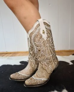 Corral Boots CORRAL WOMEN'S EMBROIDERED STUDDED CRYSTAL BOOT -Johnny Corral Shop 156 604723d7 b870 427d a6f6 9b253116c238
