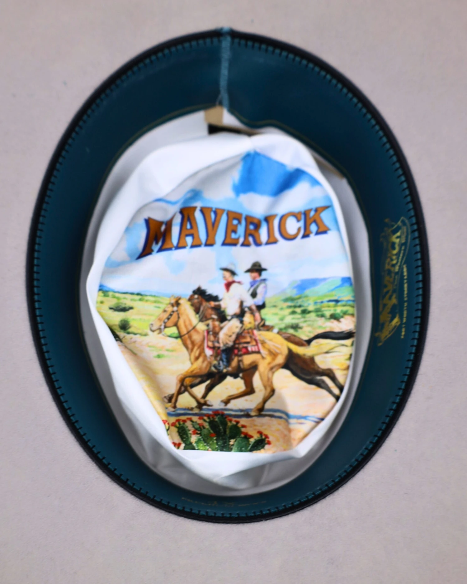 MAVERICK FINE WESTERN WEAR PLATINUM DROVER HAT 5 MAVERICK FINE WESTERN WEAR PLATINUM DROVER HAT - Image 5