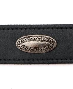 Marc Wolf American Eagle Belt In Black -Johnny Corral Shop 1836 217bk detail2