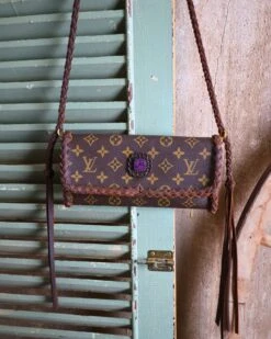 LEATHER AND VODKA TWIN POCHETTE CHOCOLATE 25CT DRUZYZ BAG -Johnny Corral Shop 203 ff8b131c 5374 403e b495 1004bf761fdb