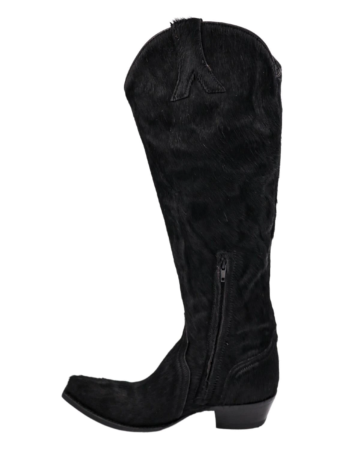 OLD GRINGO WOMEN'S MAYRA HAIR ON HIDE BLACK RELAXED BOOT 2 OLD GRINGO WOMEN'S MAYRA HAIR ON HIDE BLACK RELAXED BOOT - Image 2