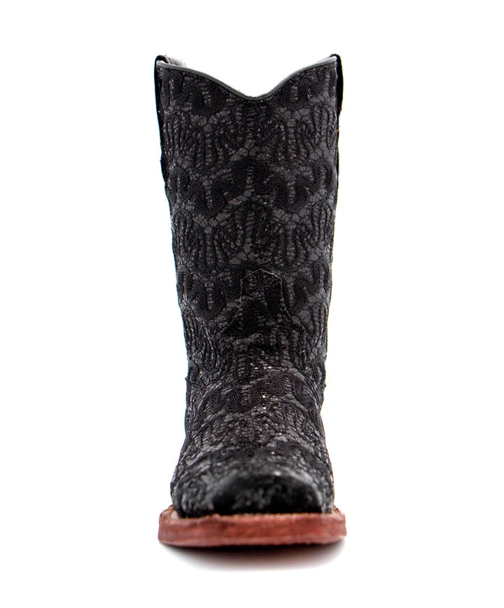 Tanner Mark Toddler Black Sequin Boot 3 Tanner Mark Toddler Black Sequin Boot - Image 3