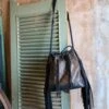 LEATHER AND VODKA NOE NOIR FRINGE BAG