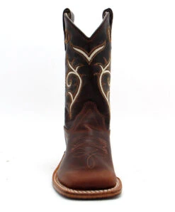 Old West Children's Carona Calf Dark Brown Boot -Johnny Corral Shop 243 bsc1807 front