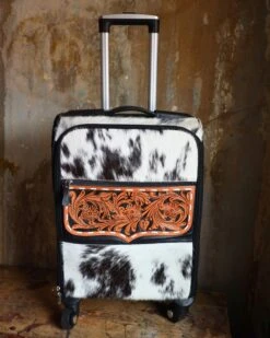 VINTAGE COWGIRL CASES ROLLING SUITCASE