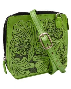 QUE CHULA CATALINA CHICA METALLIC GREEN PURSE -Johnny Corral Shop 252 2122f110 bccc 472b a3b3 3478c17c0d25