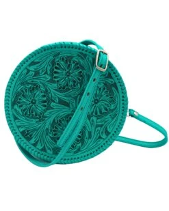 QUE CHULA REDONDO TURQUOISE PURSE