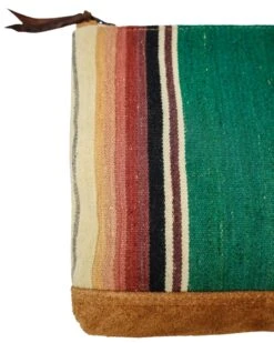 TOTEM SALVAGED ZIP SERAPE LEATHER APPLIQUE POUCH -Johnny Corral Shop 35 7eba522c b686 4639 bebd 88f668b60e15