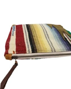 TOTEM SALVAGED ZIP SERAPE LEATHER APPLIQUE POUCH -Johnny Corral Shop 37 76cec7d1 bf2d 4d50 8221 ff55f8ca7853