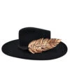 CASEY CURTIS DESPERADO LEATHER FEATHER HATBAND