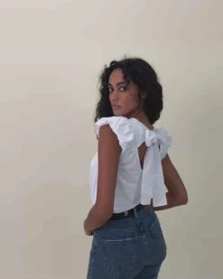 NATION AUDRA BUBBLE SLEEVE TOP -Johnny Corral Shop 86f8496290874d68b7a75fef137d0fa0.thumbnail.0000000000