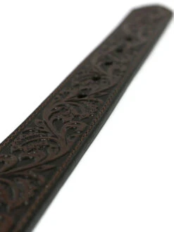 Ariat Women's Embossed Leather Crystal Buckle Western Belt Brown -Johnny Corral Shop A10006957 3 1024x1024 94c65214 6839 487c b2e9 32b6eb04c0c3