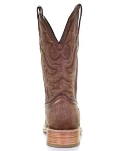 Corral Boots CORRAL MEN'S EMBROIDED WIDE SQUARE TOE BROWN BOOT -Johnny Corral Shop A4105 0000 Layer5