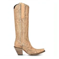 Corral Boots CORRAL WOMEN'S FULL PYTHON TALL TOP BOOT -Johnny Corral Shop A4295 boot 01