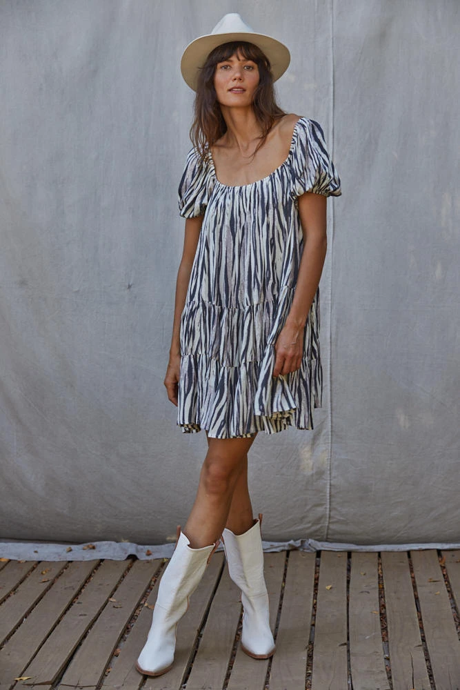 BY TOGETHER PRINT MINI DRESS 4 BY TOGETHER PRINT MINI DRESS - Image 4