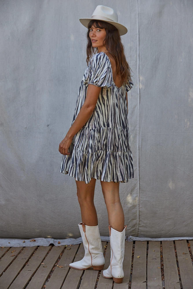 BY TOGETHER PRINT MINI DRESS 2 BY TOGETHER PRINT MINI DRESS - Image 2