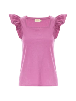 NATION CAMEO NOTCHED COMBO RUFFLE TOP -Johnny Corral Shop CAMEO TEE 3146RS PRDT G 600x 943697ed 9a72 4c1e 963c 2425e87ee4ac