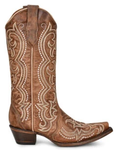 Corral Boots CIRCLE G BY CORRAL WOMEN'S SEQUENCE EMBROIDERY BOOT -Johnny Corral Shop COR202205 0011 L5893 boot 01 36717