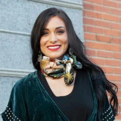 LADY OF GUADALUPE 35X35 SCARF BY DOLAN GEIMAN -Johnny Corral Shop FringeScarves DolanGeiman LadyGuadelupe Scarf wildrag 3 590x 46af53f9 699e 4005 85d0 5b9b62ae28c7