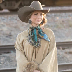 LADY OF GUADALUPE 35X35 SCARF BY DOLAN GEIMAN -Johnny Corral Shop FringeScarves DolanGeiman LadyGuadelupe Scarf wildrag turquoise 590x 6ca910d4 6da4 4223 b4b7 4b698fa598f1