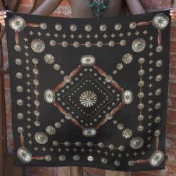 FLAGSTAFF LONG & TALL SCARF -Johnny Corral Shop FringeScarves Flagstaff Conchos Black scarf wildrags 7 590x 8904380d 3fe9 499b 888a 711c5f5996de