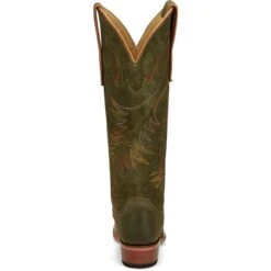 JUSTIN WOMEN'S CLARA OLIVE SUEDED BOOT -Johnny Corral Shop JST 006 VN4465