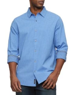 FLAG AND ANTHEM MADEFLEX MINI CHECK ICON SHIRT