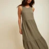 NATION MELISSA TIERED TANK DRESS