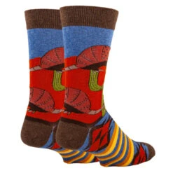 SOCK IT UP ARMADILLO RODEO SOCK -Johnny Corral Shop MJ9801C 2