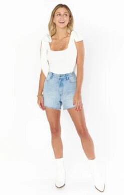 SHOW ME YOUR MUMU BLUEFIELD SHORT -Johnny Corral Shop MS3 5564 WH32 01