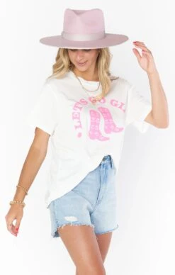 SHOW ME YOUR MUMU TRAVIS LET'S GO GIRLS TEE -Johnny Corral Shop MS3 934 LE92 04