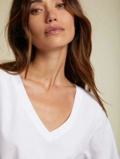 NATION NINA VINTAGE FIT V NECK TOP -Johnny Corral Shop NINATEE 2157CNX WHT 3 600x 6579018e 35f6 4df8 80bd a581d09cc6e8