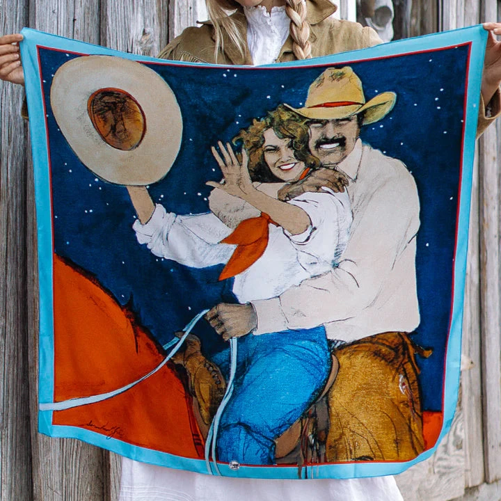 A LITTLE ROMANCE 35X35 SCARF 2 A LITTLE ROMANCE 35X35 SCARF - Image 2