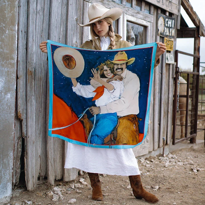 A LITTLE ROMANCE 35X35 SCARF 1 A LITTLE ROMANCE 35X35 SCARF