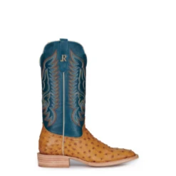 R. WATSON MEN'S OSTRICH ANTIQUED SADDLE BRUCIAT BOOT -Johnny Corral Shop RRRRR 8e730e07 eec1 4947 87c6 73480ff1f2e1