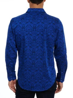 ROBERT GRAHAM HIGHLAND LONG SLEEVE WOVEN SHIRT- NAVY -Johnny Corral Shop RS221000CF HIGHLAND NAVY 05 600x dd8e9d43 4a0b 4725 ac27 de587780a46c