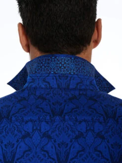 ROBERT GRAHAM HIGHLAND LONG SLEEVE WOVEN SHIRT- NAVY -Johnny Corral Shop RS221000CF HIGHLAND NAVY 06 600x b77c2de4 bbe9 43f0 b80a 9cf80729df7e