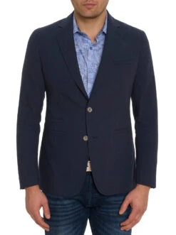 ROBERT GRAHAM HARLOW SEERSUCKER SPORTCOAT