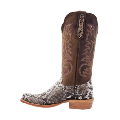 R. WATSON MEN’S PYTHON NATURAL BOOT -Johnny Corral Shop RW7910 1 IS WEB